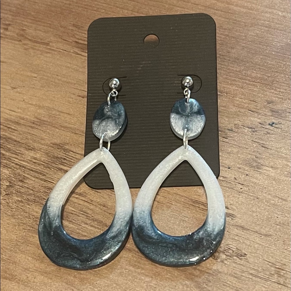 Handmade resin earrings